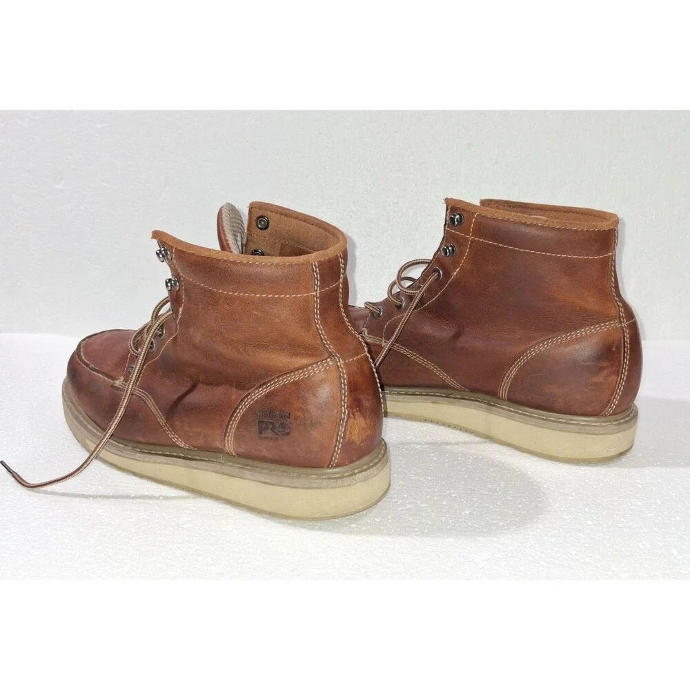 Timberland PRO Mens Barstow Wedge 6 Moc Soft Toe Work Boots 89647 Work Casual